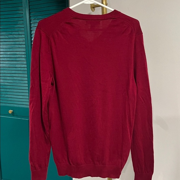 Banana Republic Extra-Fine Merino Wool V-Neck Sweater  – Men’s Large - Picture 5 of 7